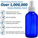 Blue Glass Spray Bottles - 4oz, Set of 2 for Oils, Beauty, Cleaning, Aromatherapy - Refillable, Portable Misters with Caps and Labels - Buy Online on GoSupps.com