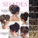 Fulang Hair 5-Pack - Large Wavy Bun Hair Parts with Rubber Bands | Stylish Updos & Messy Bun Extensions for Women - Buy Online on GoSupps.com