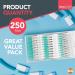Dental Picks and Floss Sticks - 250pcs Silicone Tooth Floss Brushes for Effective Cleaning - Buy Online on GoSupps.com