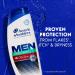 Head & Shoulders Old Spice Pure Sport Shampoo 613ML White Blue Red 1 - Buy Online on GoSupps.com