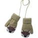 BEISIJIA Toddler Kids Warm Knitted Mittens - Cute Cartoon Gloves for 1-4 Years - Khaki - Buy Online on GoSupps.com