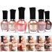 Kleancolor Nail Polish Lot of 6 Beige Shades + Free Earring Gift - Lacquer Collection - Buy Online on GoSupps.com