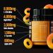Buy Huge Supplements Wrecked Pre-Workout Powder - 40 Servings Peach Rings | Boost Energy Focus & Pumps with 30G+ Ingredients - Buy Online on GoSupps.com