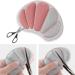 Molain Heel Grips - 2 Pairs, Thick Cushioned Inserts for Shoes, Anti-Blister Liners - Grey - Buy Online on GoSupps.com