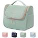 Makeup Bag Travel Cosmetic Bag Hand-Portable Girl Cosmetic Bag For Women Large Toiletry Bag Organizer (Green)