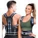 FILLOVE 4X Support Back Brace Posture Corrector for Women and Men with Magnetic Therapy Adjustable Full Back Straightener for Upper Lower Back Pain Relief Spine Scoliosis Hunchback Posture Corrector Black Large/X-Large
