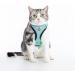 PUPTECK Cat Harness and Leash Set - Adjustable Escape Proof Vest for Small Medium Cats - Retractable Breathable Mesh with Reflective Strips - Green - Buy Online on GoSupps.com