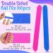 Buy Aster 100-Piece Double-Sided Nail Files 180/240 - Professional Nail Care & Manicure Tools - 8.5 cm Nail Polishing Strips for Salon Quality Results - Buy Online on GoSupps.com
