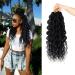 8 Packs Wavy senegalese twist crochet hair 14 inch crochet braids senegalese twist Synthetic Braiding Hair Extension (14inch8pcs, 1b) 14 Inch 1b