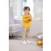 Puseky Toddler Baby Girls Cute Letter Print Shirt Floral Pant Outfit Set, 12-18 Months Yellow - Buy Online on GoSupps.com