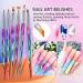 Saviland 18pcs Nail Art Brush Set - Professional Gel Polish Design Brushes for DIY Manicure - French Nails & Liner Brush Included - Buy Online on GoSupps.com