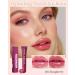 Tinted Lip Balm-1Pcs Raspberry Peptide Hydrating Lip Tint Moisturizer Jelly Lip Treatment Balm Non-Stick Lip Care Glow Reviver Lip Oil Yummy Glowy Lip Gloss Christmas Makeup for Women-04 #04raspberry - Buy Online on GoSupps.com