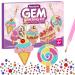 Gem Art Diamond Painting Kits for Kids - Paint by Number Gem Keychains - DIY Arts and Crafts Birthday Gifts for Kids Girls 6-8 8-10 10-12 Sweets