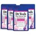 Dr Teal's Pure Epsom Salt Soaking Solution Menstrual Relief with Herbal Plant Complex & Essential Oils 3 lbs (Pack of 4) (Packaging May Vary)