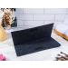Glamza Hair Straightener Mat & Pouch - Made from Heat Resistant Safety Felt - Ideal for Home & Travel (Dark Grey) - Buy Online on GoSupps.com