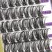 Lash Clusters Extensions 63 Pcs Faux Mink False Eyelashes | DD Curl Russian Wispy Individual DIY Lashes for Natural Look | 12-16mm | Style-1 - Buy Online on GoSupps.com