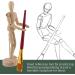 US Art Supply 12 Artist Drawing Manikin - Flexible Body, Male & Female Pair - Perfect for Figure Drawing - Buy Online on GoSupps.com
