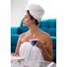 Everplush Quick-drying super absorbent hair turban towel (white)