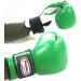 Woldorf USA Water Resistant Nylon Boxing Gloves Kickboxing Muay Thai Punching Bag Gloves - 16oz Vinyl Green - Buy Online on GoSupps.com