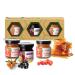 Melinis Pack of 3 packs of organic honey spread - 3 x 40g - With sea buckthorn aronia and goji berries - Creamy spread made with acacia and polyflora honey - For breakfast