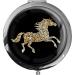 metALUm pocket mirror HORSE with 2x magnification #7701116