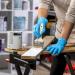 100 Medium Synthetic Vinyl Blend Disposable Plastic Gloves, Non-Sterile, Powder & Latex Free - Buy Online on GoSupps.com