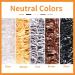 Elastic Hair Bands Set - 600 Mini Rubber Bands with Organizer Box | Soft Small Hair Ties for Kids & Adults | Hair Accessories for Men, Women, Toddler - 5 Neutral Colors - Buy Online on GoSupps.com