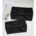 Hjiaruiky Wide Headbands for Women - Boho Black Workout and Yoga Headbands - Stretchy Cloth Bandana for Fashionable Hair - Set of 2 Black Headbands - Buy Online on GoSupps.com