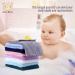 24 Pack Ultra Soft Baby Washcloths for Sensitive Skin - Multicolor 8x8 Inch (Pack of 24) - Buy Online on GoSupps.com
