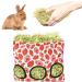 Rabbit Hay Feeder Hanging Hay Feeding Bag Rabbit Hay Feeder Bag Foldable Hay Storage Bag for Rabbit Guinea Pig Hamster Chinchilla (L) - Buy Online on GoSupps.com