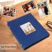 Miaikoe 6x4 Photo Album: 400 Vertical 10x15cm Pockets for Family Wedding, Anniversary, Large Capacity Linen Album Book (Blue) - Buy Online on GoSupps.com