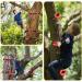 Tuahoo Ninja Tree Climbing Kit - Climbing Holds for Kids & Adults | Outdoor Ninja Warrior Obstacle Course with 6 Ratchet Straps - Buy Online on GoSupps.com