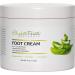 Foot Cream for Dry Cracked Feet and Heels - Best Foot Care with Coconut Oil - Non Greasy Foot Lotion with Shea Butter & Aloe Vera - Callus Remover for Feet with Olive Oil & Manuka Honey (4oz)