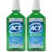 ACT Restoring Zero Alcohol Fluoride Mouthwash 33.8 fl. oz. Strengthens Tooth Enamel Mint Burst (Pack of 2)