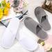 SATINIOR 18 Pairs Disposable Closed Toe Unisex Slippers - Soft Coral Fleece for Hotel, Travel, Nail Salon - Multicolor, Size 2.5-3 - Buy Online on GoSupps.com