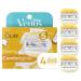 Gillette Venus ComfortGlide Womens Razor Blade Refills, 4 Count, Infused with Olay Coconut Scent