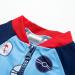 BONVERANO Baby Boys Swimsuit | Long-Sleeve One Piece Swimwear | UPF 50+ Sun Protection | Blue | 9-12 Months - Buy Online on GoSupps.com
