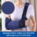 Arm Sling for Shoulder Injury - Comfort Immobilizer Brace with Waist Strap for Rotator Cuff Surgery (Right Arm Large 40-51 inch - Buy Online on GoSupps.com