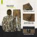 TIDEWE Men's Hunting Clothes with Fleece Lining, Water Resistant Silent Jacket and Pants - Next Camo G2 (Medium) | Safety Strap Compatible - Buy Online on GoSupps.com