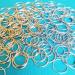 200 PCS Hair Braid Rings | Hair Hoops Clips for Women & Girls | Dreadlocks Accessories in Gold & Silver - Buy Online on GoSupps.com