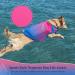 Vivaglory Dog Lifeguard Vest - Skin-Friendly Neoprene Swimming Safety for Large Dogs - D-Ring & Quick Lock - Pink Blue XL (71-84cm) - Buy Online on GoSupps.com