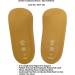 Cushioned Dress Sport Orthotic Arch Support Insoles - Euro 40 (Women's 8.5-9 / Men's 6.5-7) - Buy Online on GoSupps.com