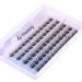 Buy Cluster Lashes - Wispy Individual C Curl Lash Clusters (10-12MM) for Natural DIY Eyelash Extensions at Home - Buy Online on GoSupps.com