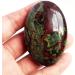 Buy Manekieko Natural Dragon Blood Jasper Worry Stones | Oval Palm Healing Crystals for Massage & Energy | International Shipping Available - Buy Online on GoSupps.com