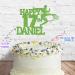 Cakeshop Cake Decoration Pack | Football Birthday Theme Premium Double Sided Glitter Card Cake Topper & 25g Party Pack of Cake Sugar Sprinkles | Custom Name & Age Cake Decoration (Green) Non-Prime Glitter Card: Green - Buy Online on GoSupps.com