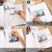 Large Self-Stick Scrapbook Photo Album with 60 Pages - Black Linen Hardcover - Magnetic Picture Book for Various Picture Sizes - Includes 10 Metallic Pens - 11x10.6inch - Buy Online on GoSupps.com