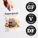 SUPERGOOD BAKERY Gluten Free Vegan Chocolate Brownie Crisps Vegan Choc Chip Hazelnut (1 x 110g) Dairy Free Chocolate Wafers Healthy Snacks Superfood Bakery Gluten Free Brownies Crunchy Crisps - Buy Online on GoSupps.com