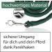 Premium Knit Panic Hooks for Horses | Stylish Leading Leash & Tie Rope for Ponies Donkeys & Goats - Dark Green - Buy Online on GoSupps.com