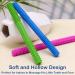Munchewy Sensory Teething Tubes (4 Pack) - Soft Silicone Chew Toy for Babies, Toddlers, Kids with Special Needs - Autism, ADHD, SPD - BPA-Free (Blue Green Purple Red) - Buy Online on GoSupps.com