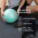 Live Infinitely 9 Barre Pilates Ball - Anti Burst Mini Ball for Yoga & Exercise - Includes Hand Pump & eBook - Mint Color - Buy Online on GoSupps.com